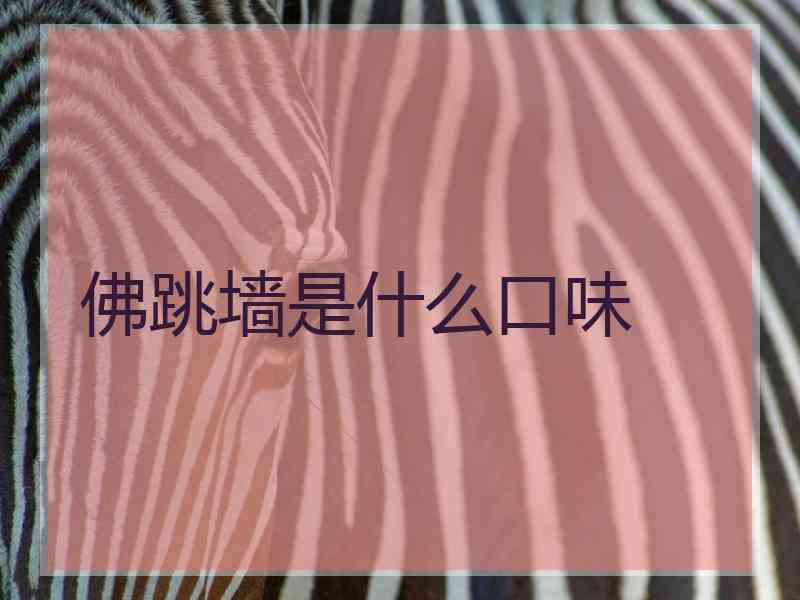 佛跳墙是什么口味