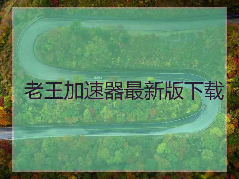 老王加速器最新版下载