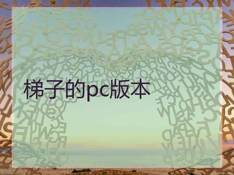 梯子的pc版本