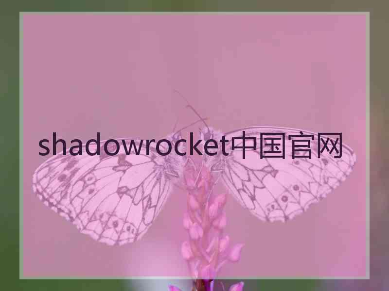 shadowrocket中国官网