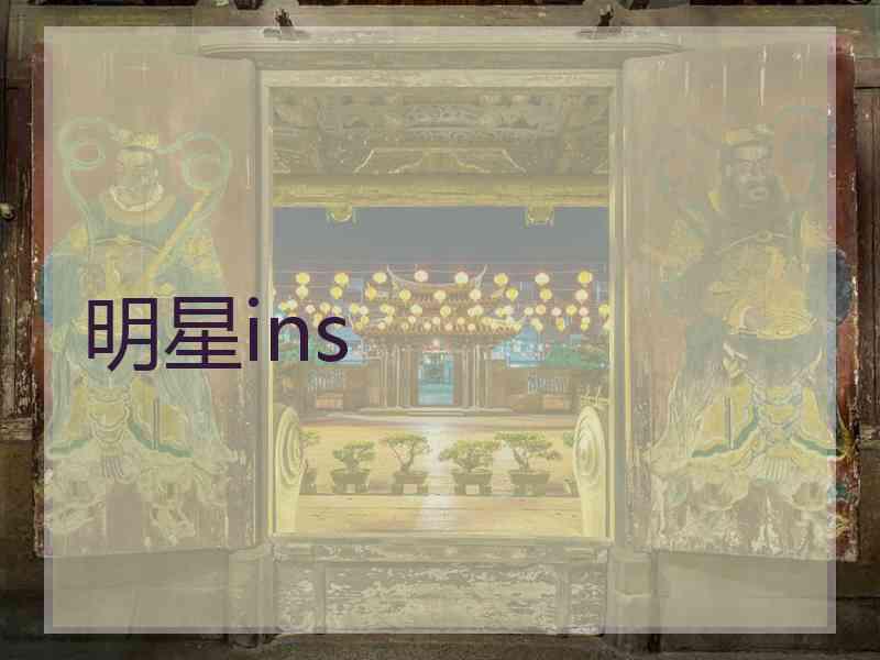 明星ins