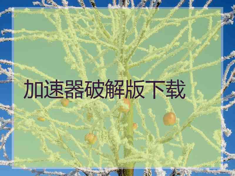 加速器破解版下载