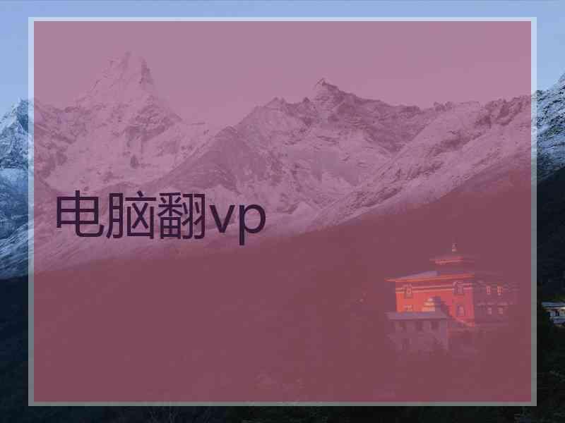 电脑翻vp