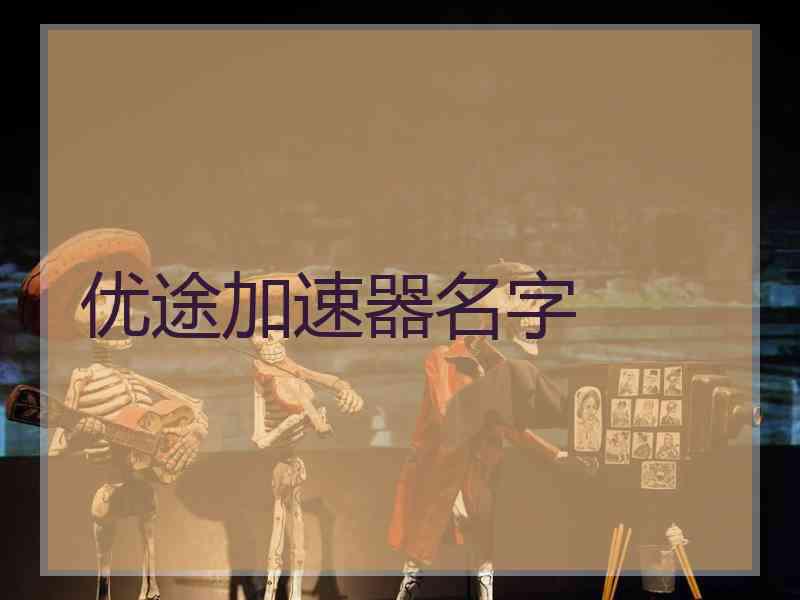 优途加速器名字