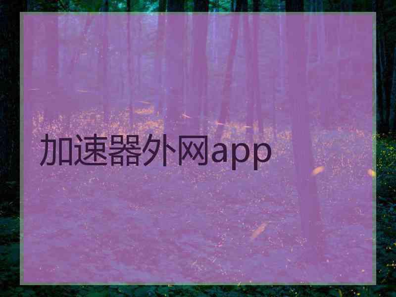 加速器外网app
