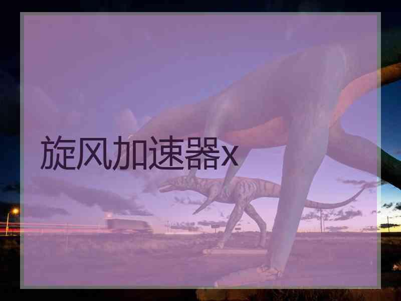 旋风加速器x