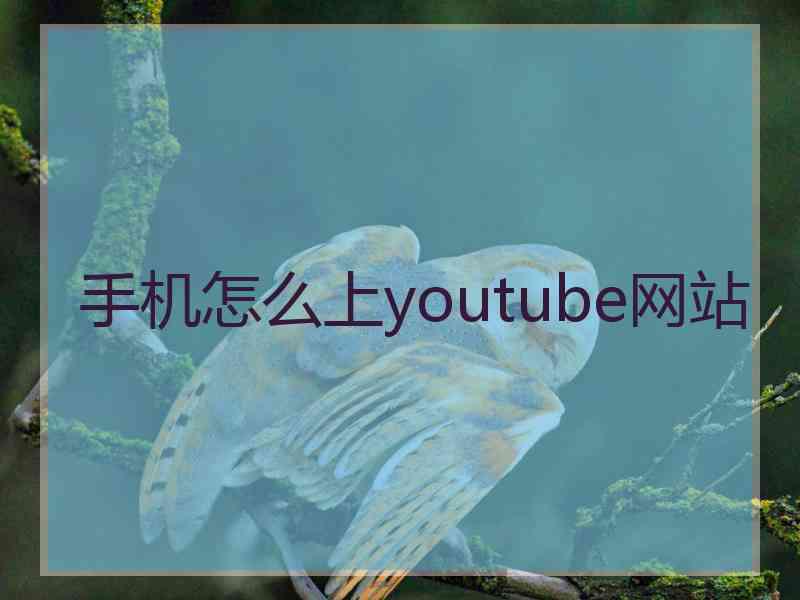 手机怎么上youtube网站