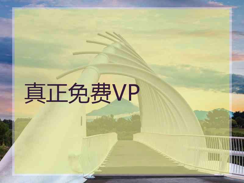 真正免费VP