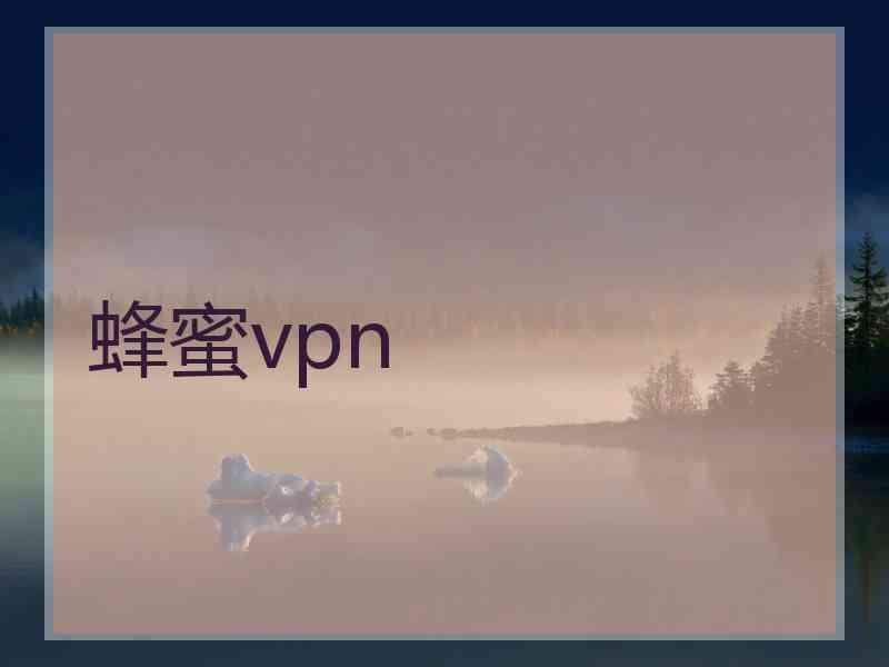蜂蜜vpn