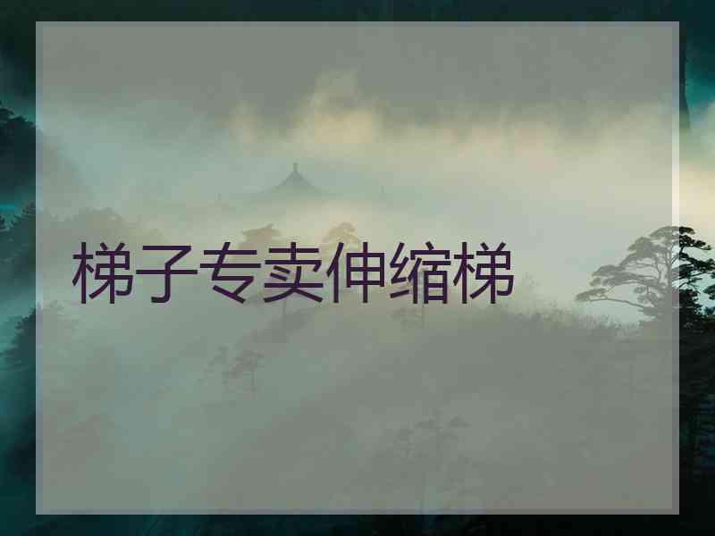 梯子专卖伸缩梯