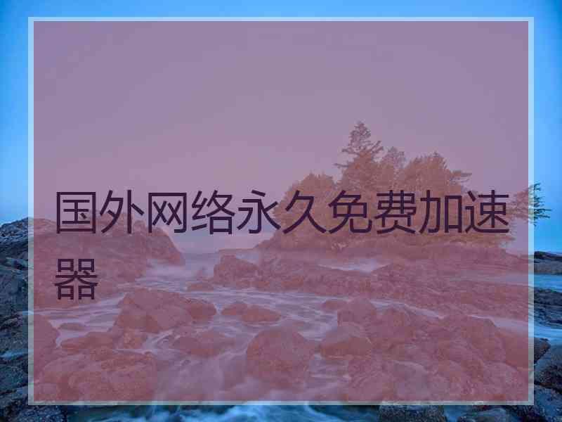 国外网络永久免费加速器