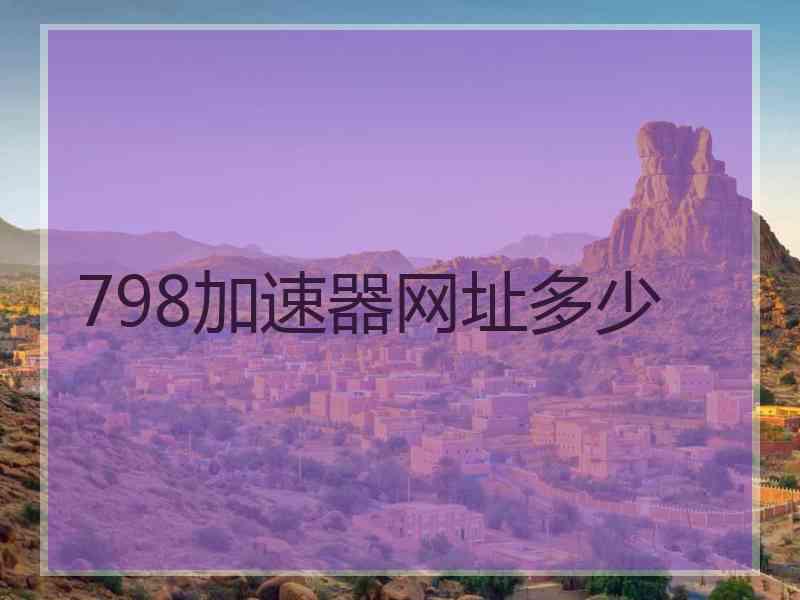 798加速器网址多少