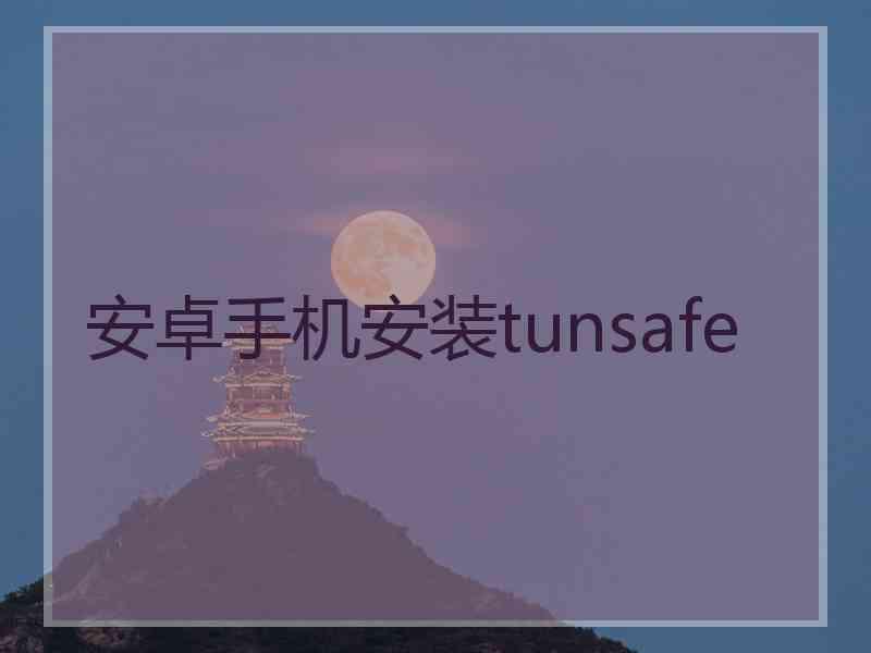 安卓手机安装tunsafe