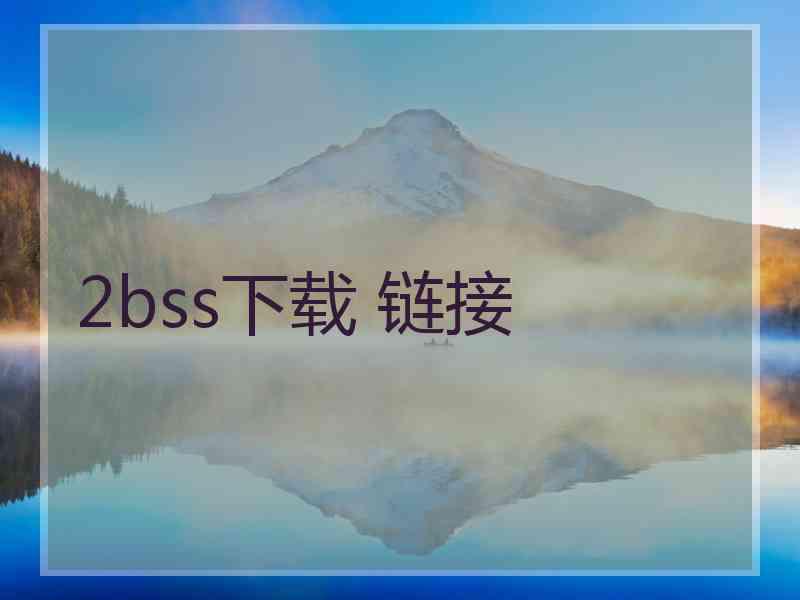 2bss下载 链接