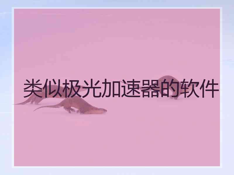 类似极光加速器的软件