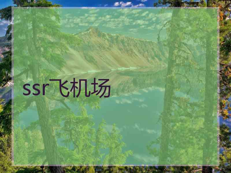ssr飞机场