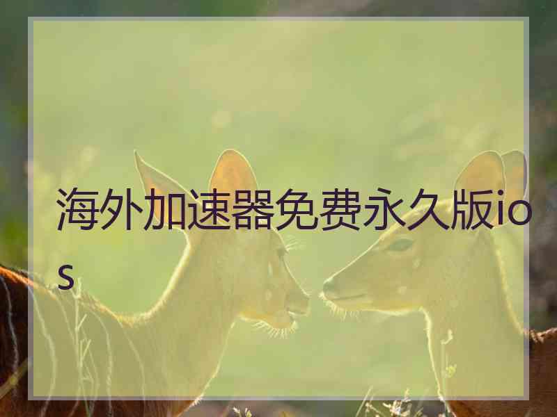 海外加速器免费永久版ios