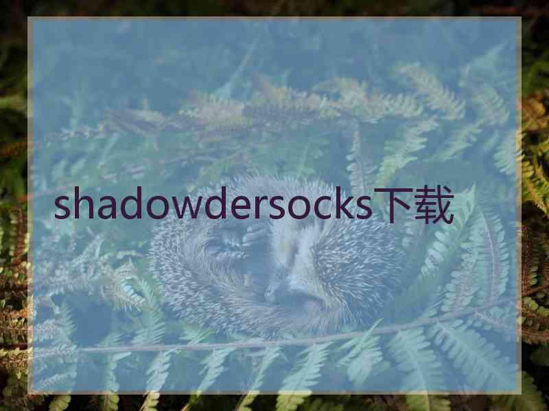 shadowdersocks下载