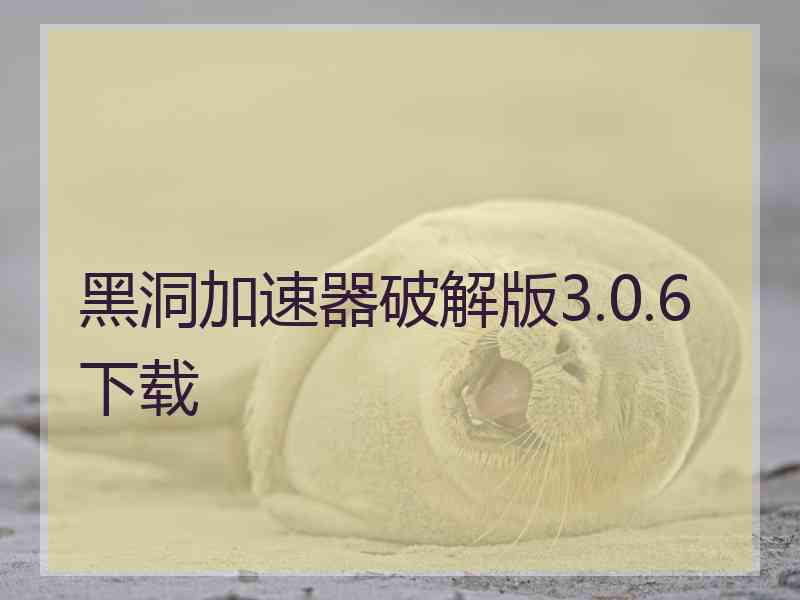 黑洞加速器破解版3.0.6下载