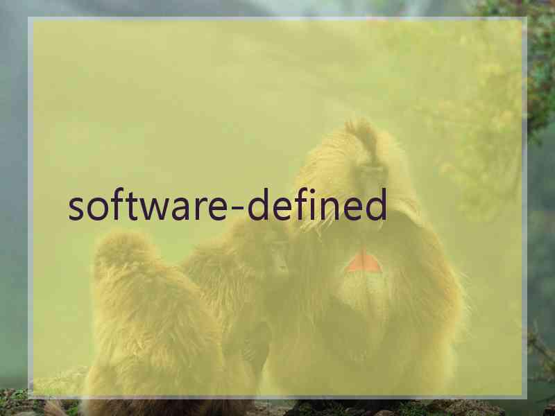  software-defined