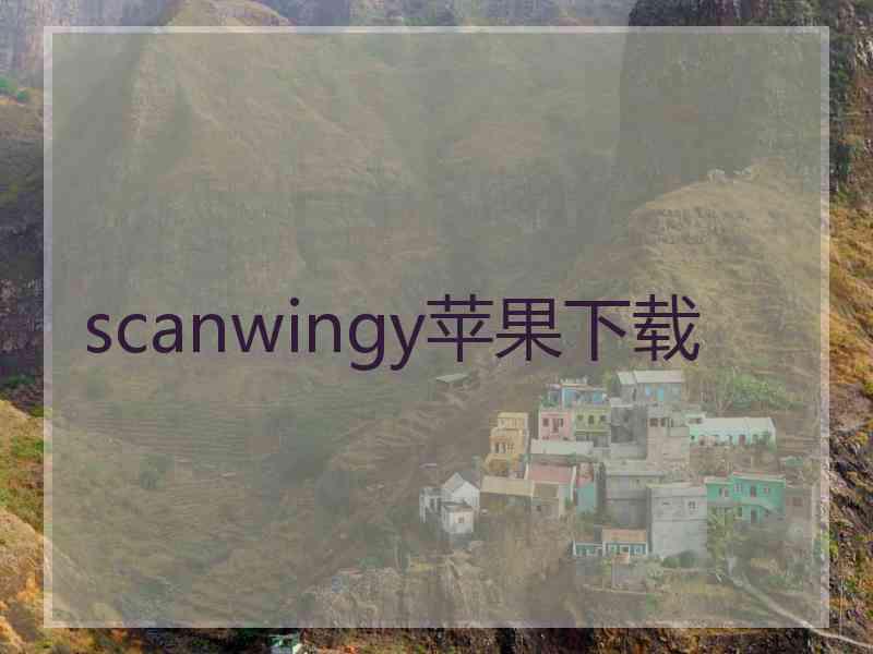 scanwingy苹果下载