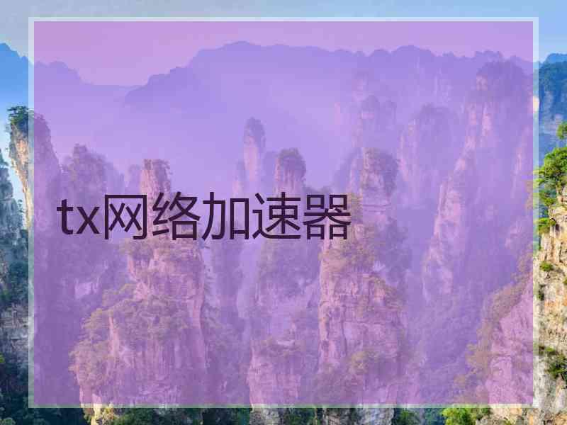 tx网络加速器