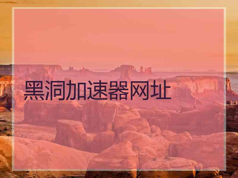 黑洞加速器网址