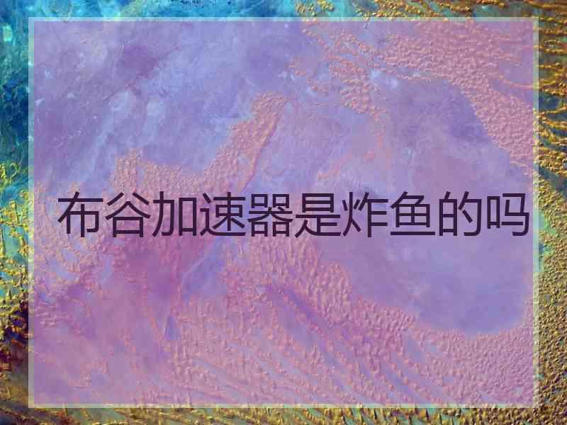 布谷加速器是炸鱼的吗