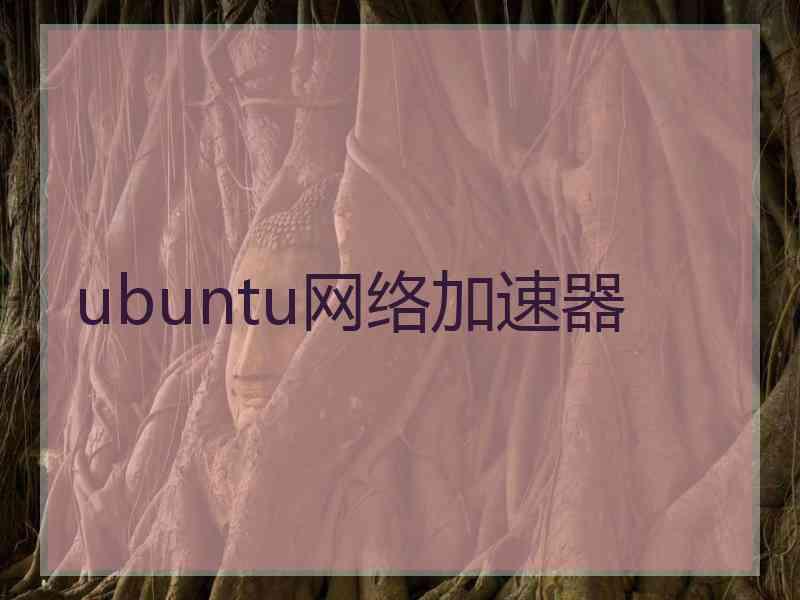 ubuntu网络加速器
