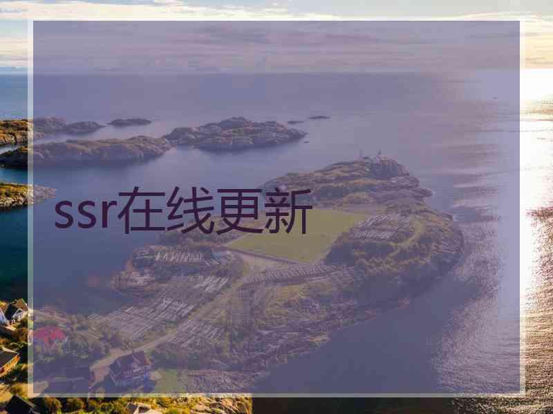 ssr在线更新