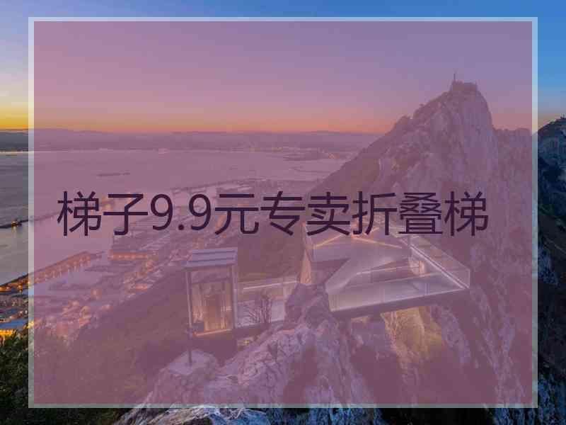 梯子9.9元专卖折叠梯