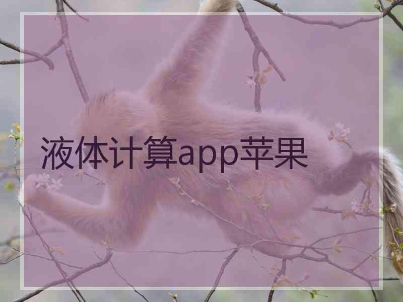 液体计算app苹果