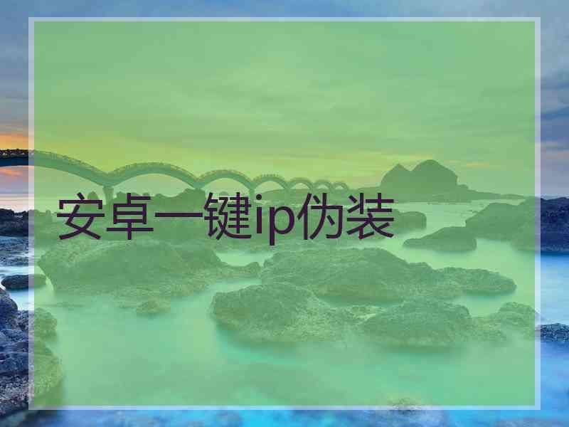 安卓一键ip伪装