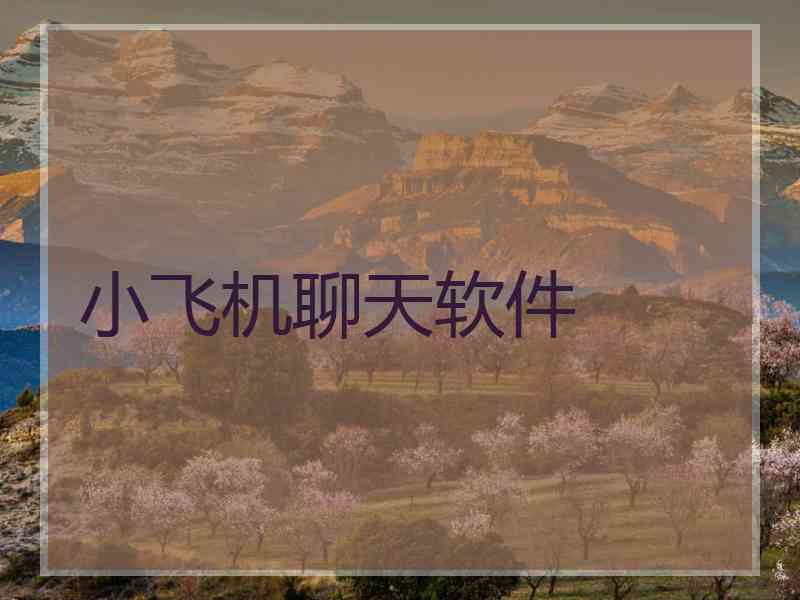 小飞机聊天软件