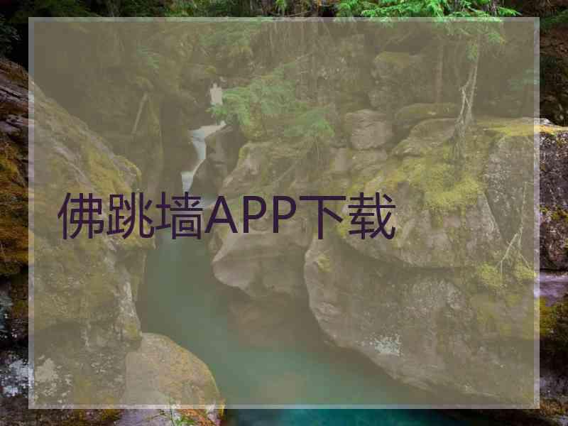 佛跳墙APP下载