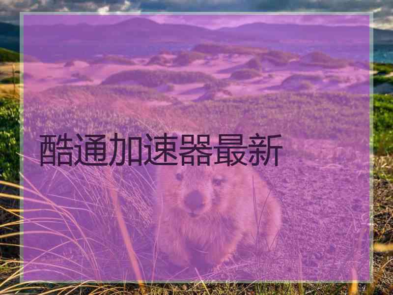 酷通加速器最新