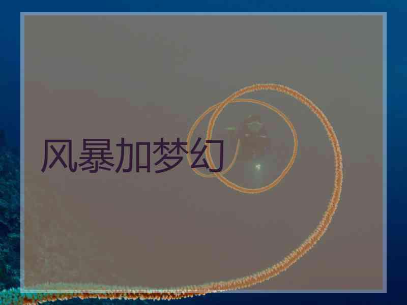 风暴加梦幻