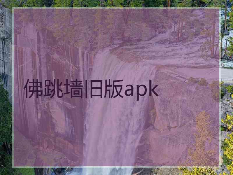 佛跳墙旧版apk
