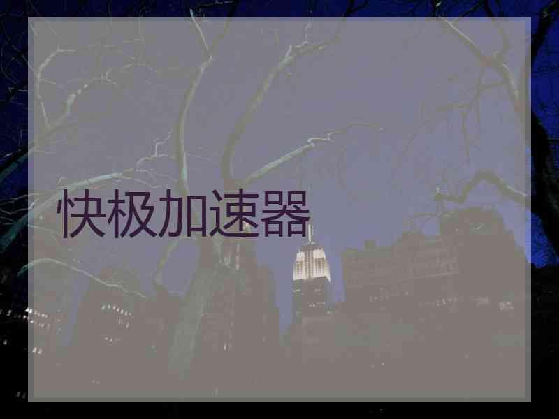 快极加速器